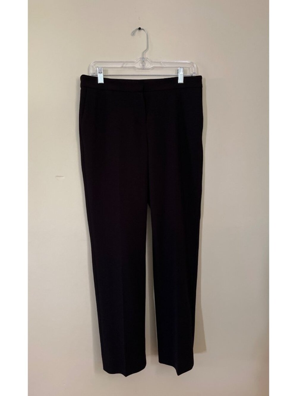 Kasper Womens Size 4 Classic Black Straight Leg Dress Pants Trousers